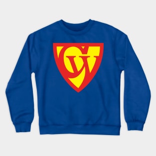 CapedWonder logo 5 Crewneck Sweatshirt